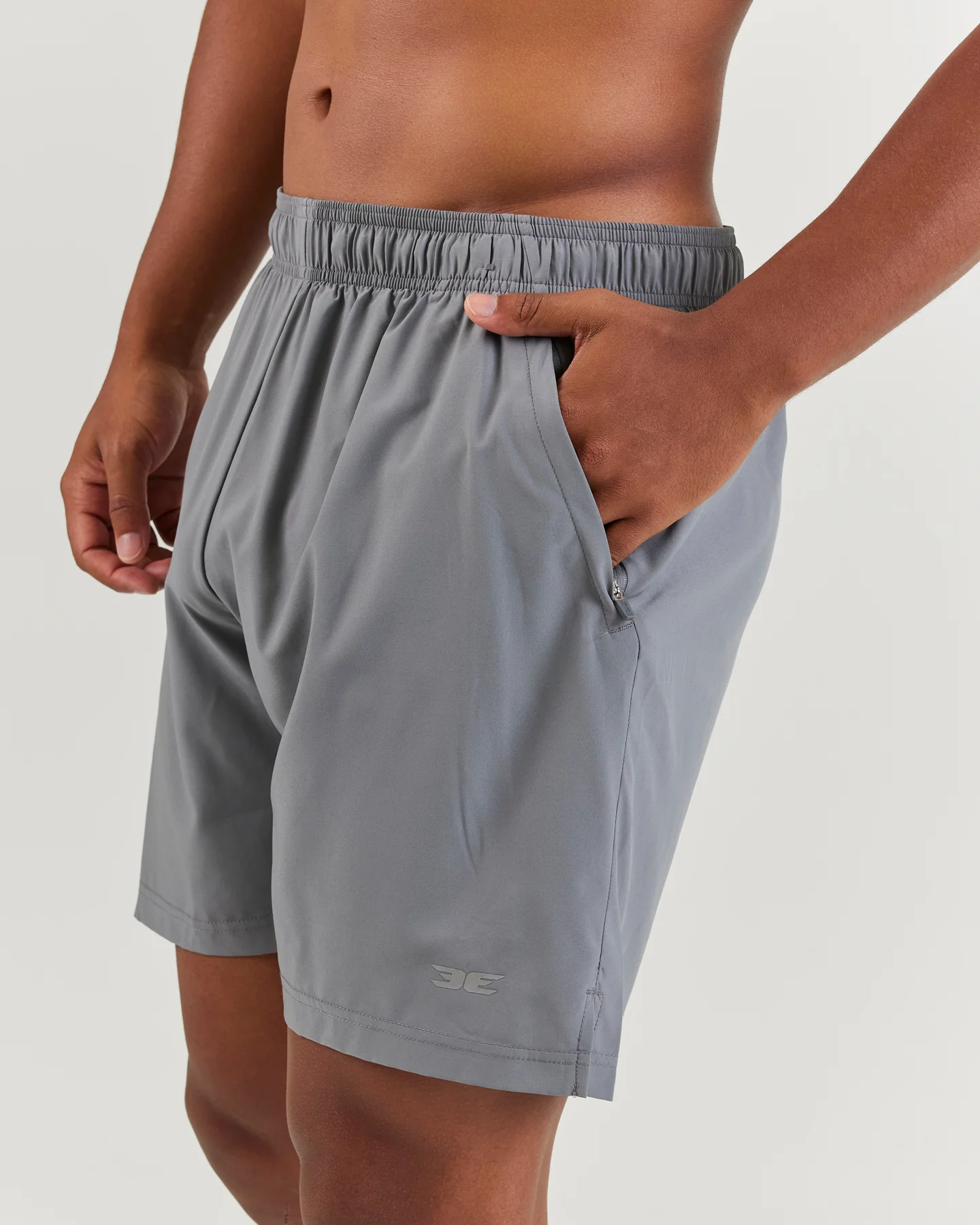 7" Elite Aero Shorts - Grey - Image 4