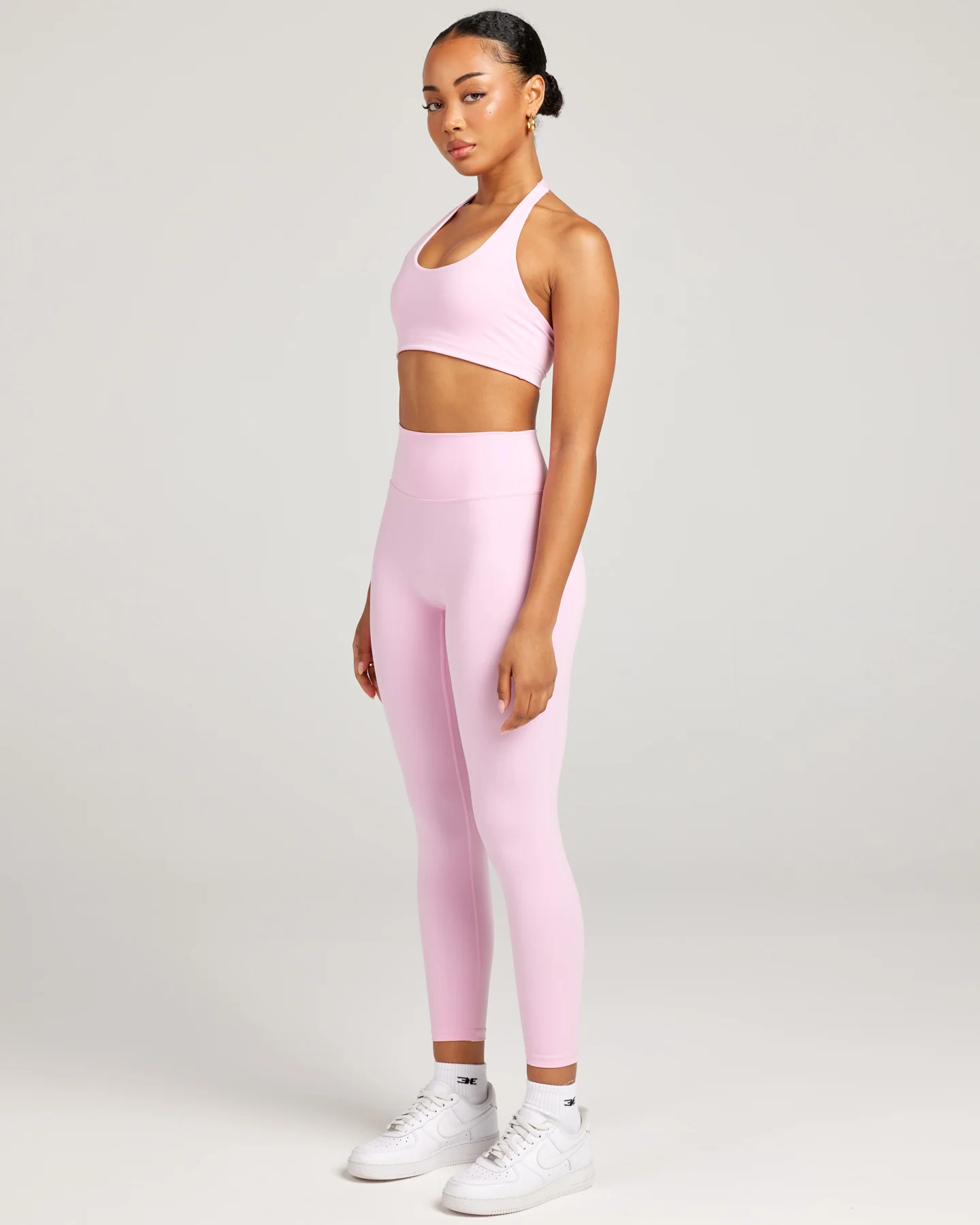 7/8 Invisible Scrunch Leggings - Candy Pink - Image 5