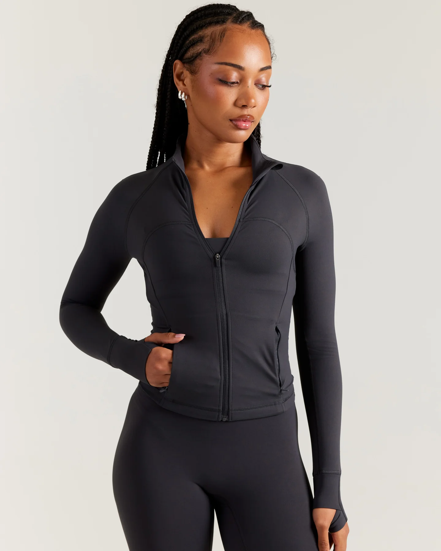 Airey Jacket - Charcoal - Image 4