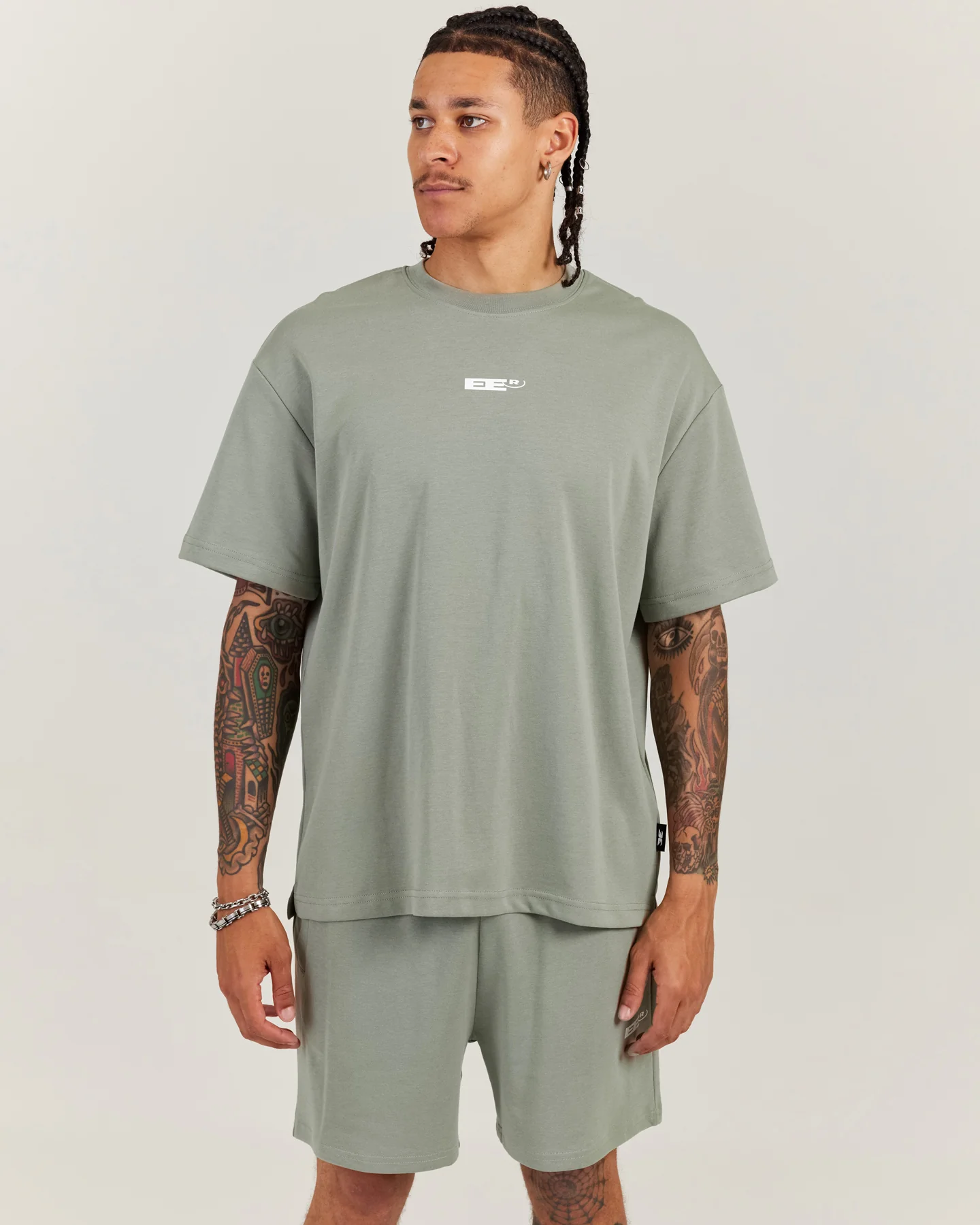 Arc Oversize Men's Tee - Dusty Sage