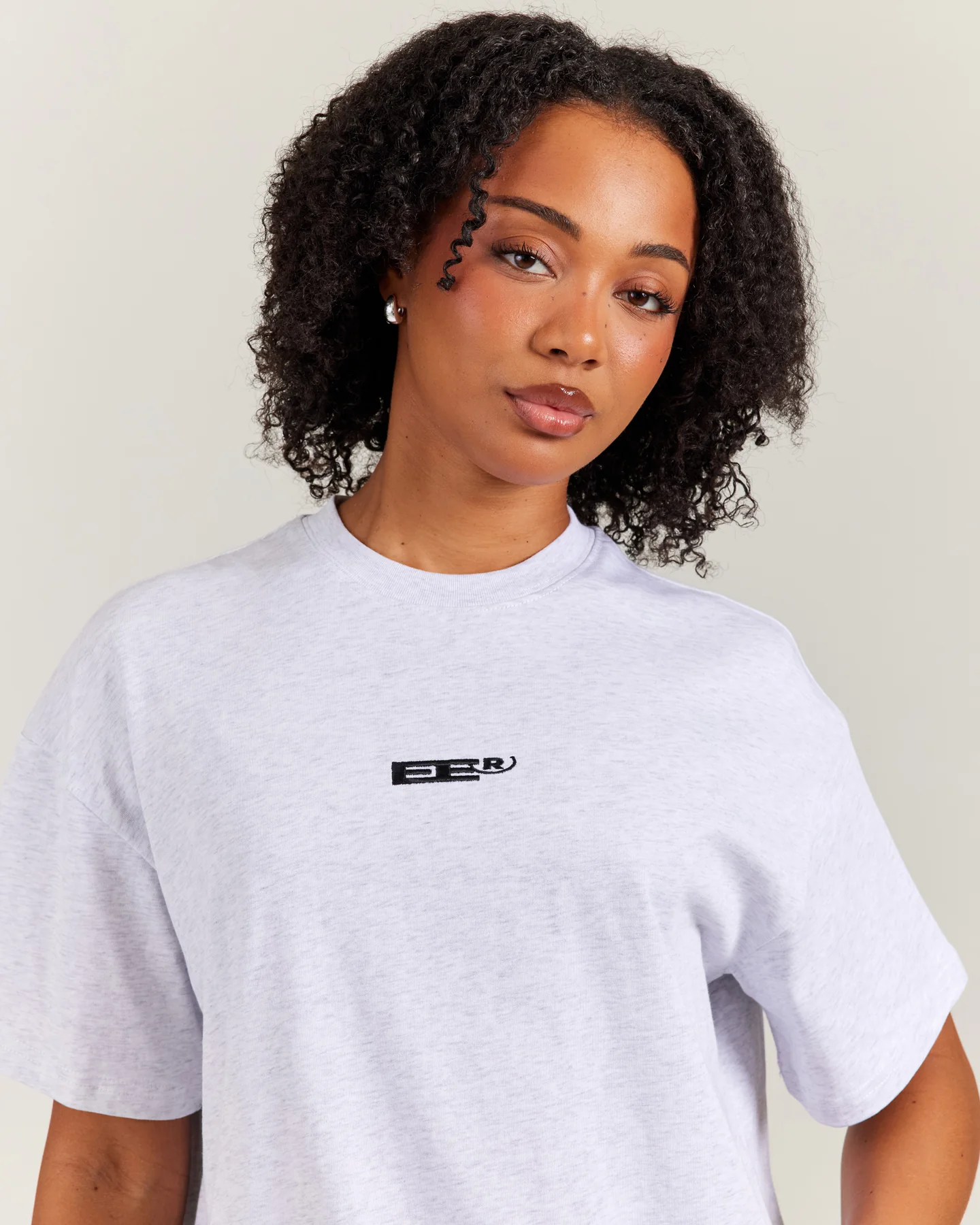 Arc Women's Oversize Tee - Grey Marle - Image 4