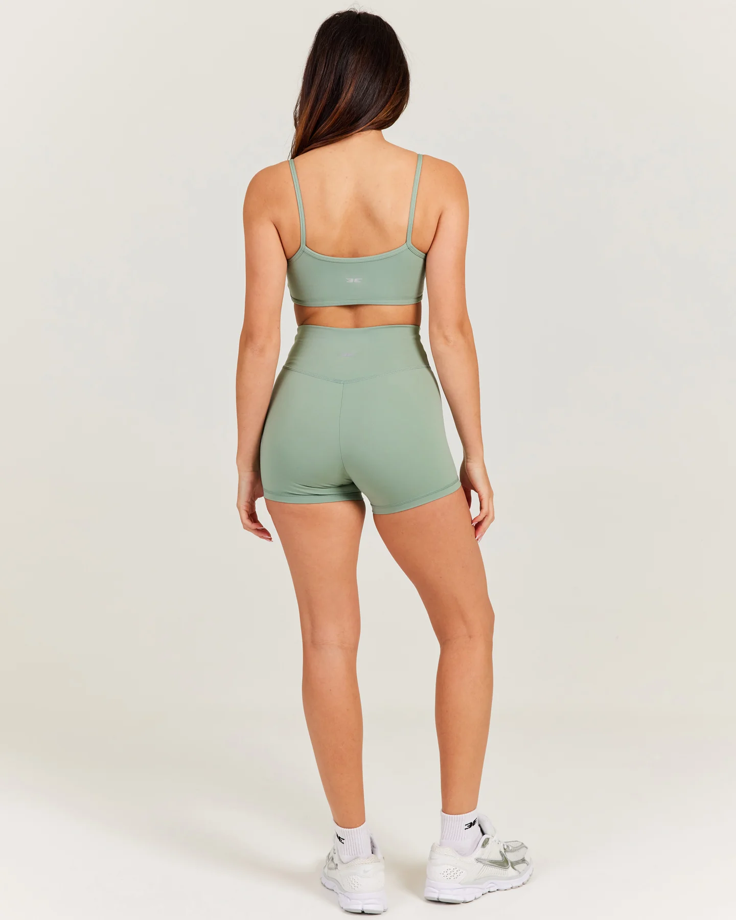Aura Micro Cross Over Shorts - Dusty Sage - Image 6