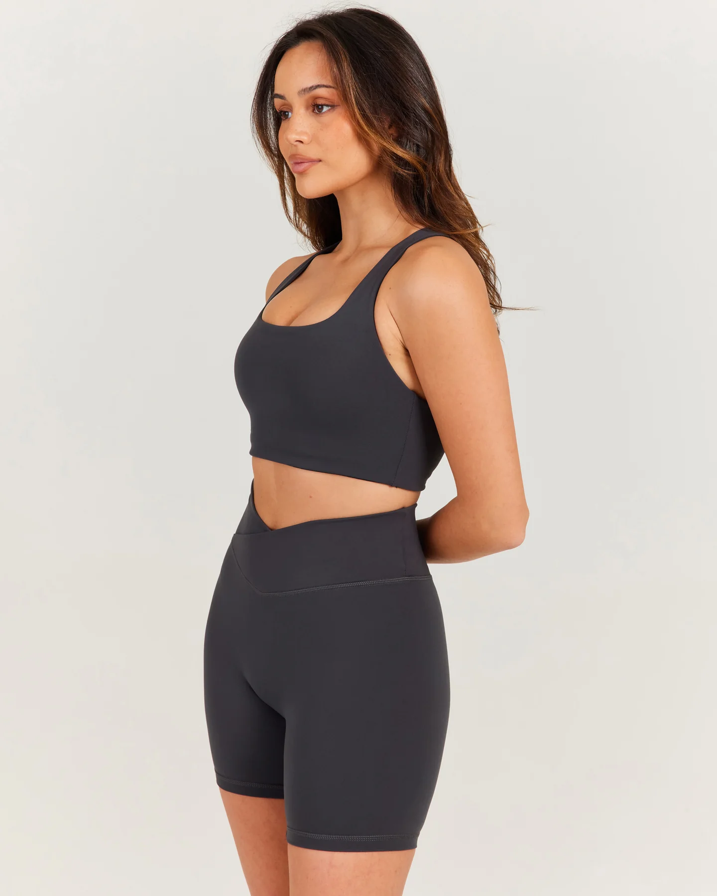 Aura Motion Bra - Charcoal - Image 3