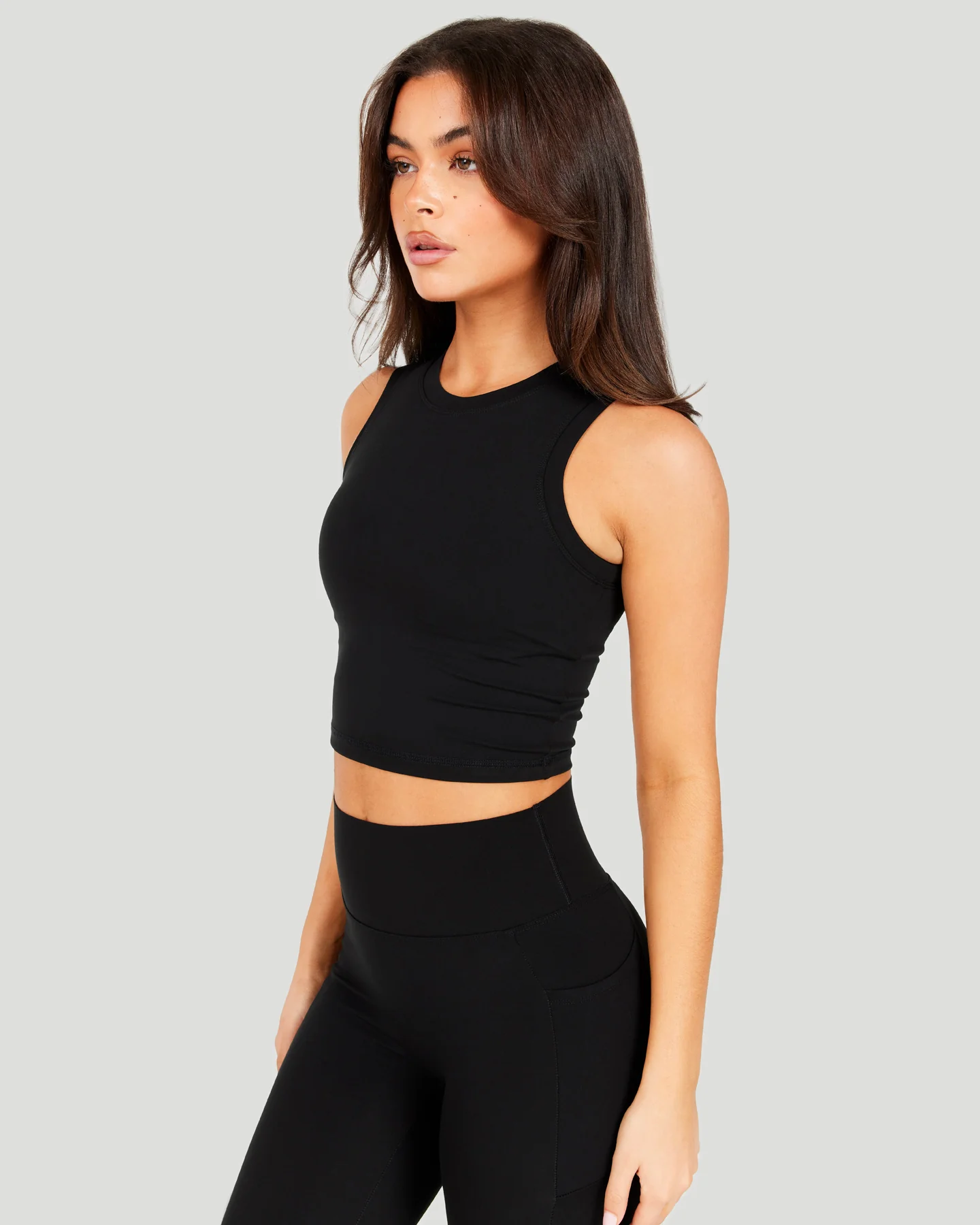 Aura Ringer Tank - Black - Image 5
