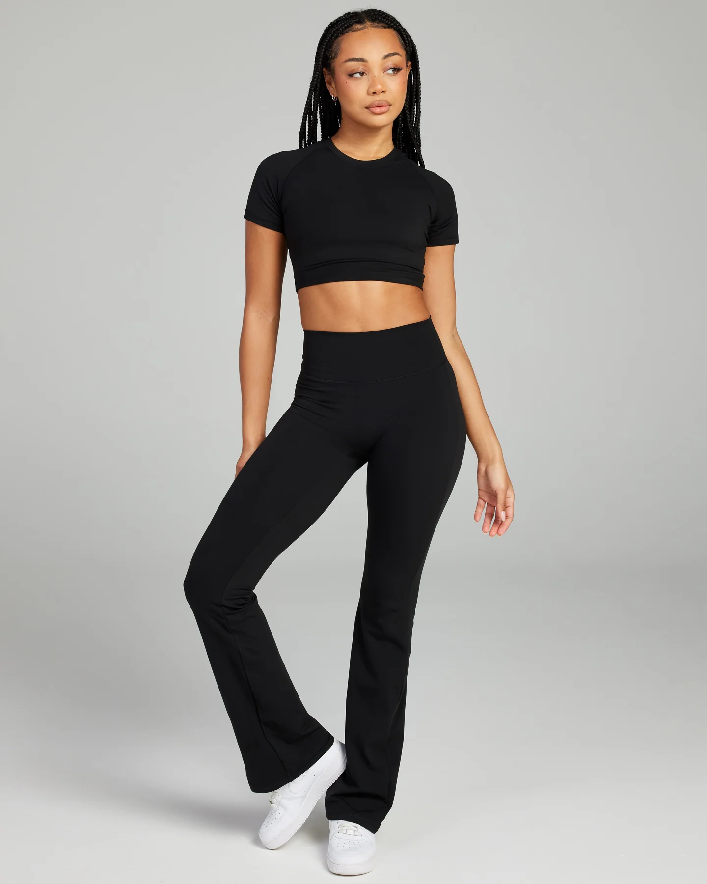 AuraFlare Leggings - Black - Image 5