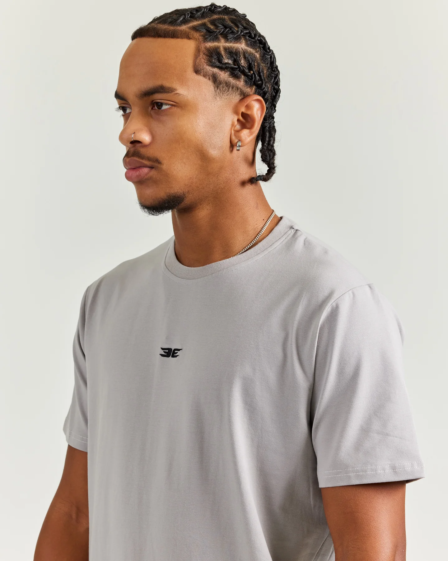 Classic Fitted Tee - Grey - Image 4
