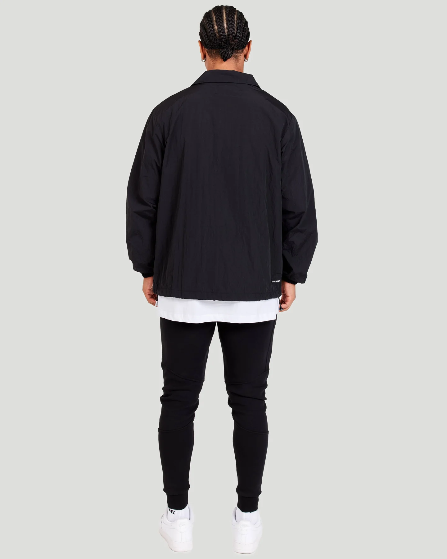 Coach Jacket - Black - Image 6