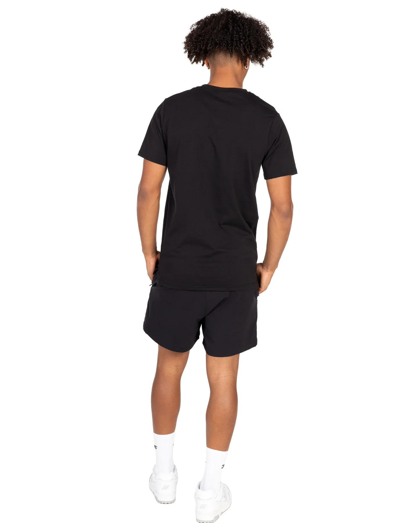 Double E Fitted Tee - Black - Image 3