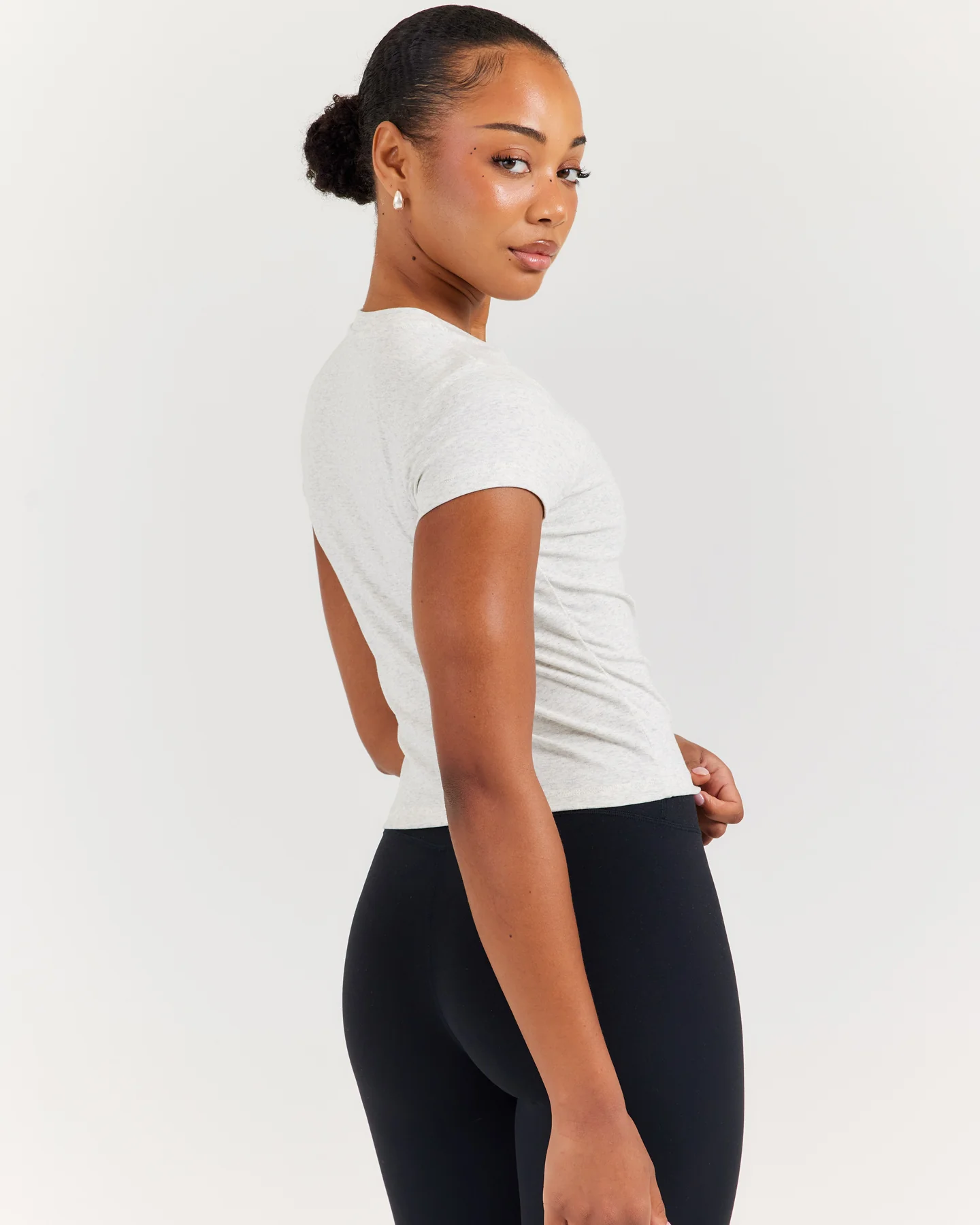 EE Baby Tee - Grey Marle - Image 2