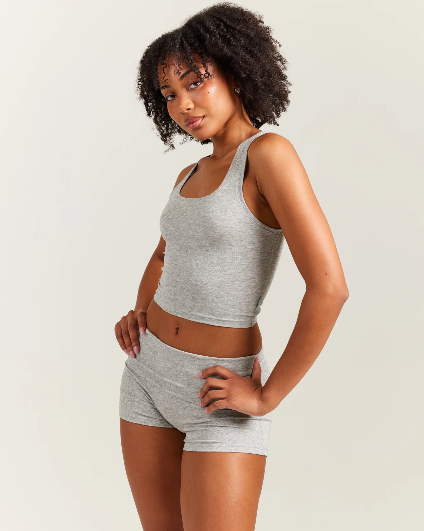 EE Lounge Singlet - Heather Grey - Image 3