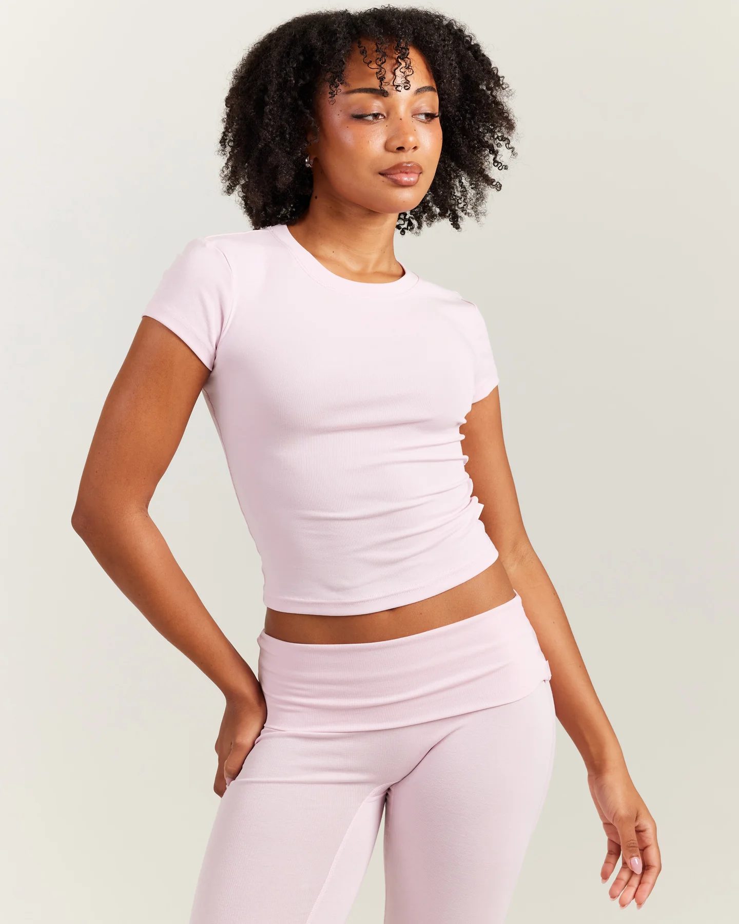EE Lounge Tee - Baby Pink