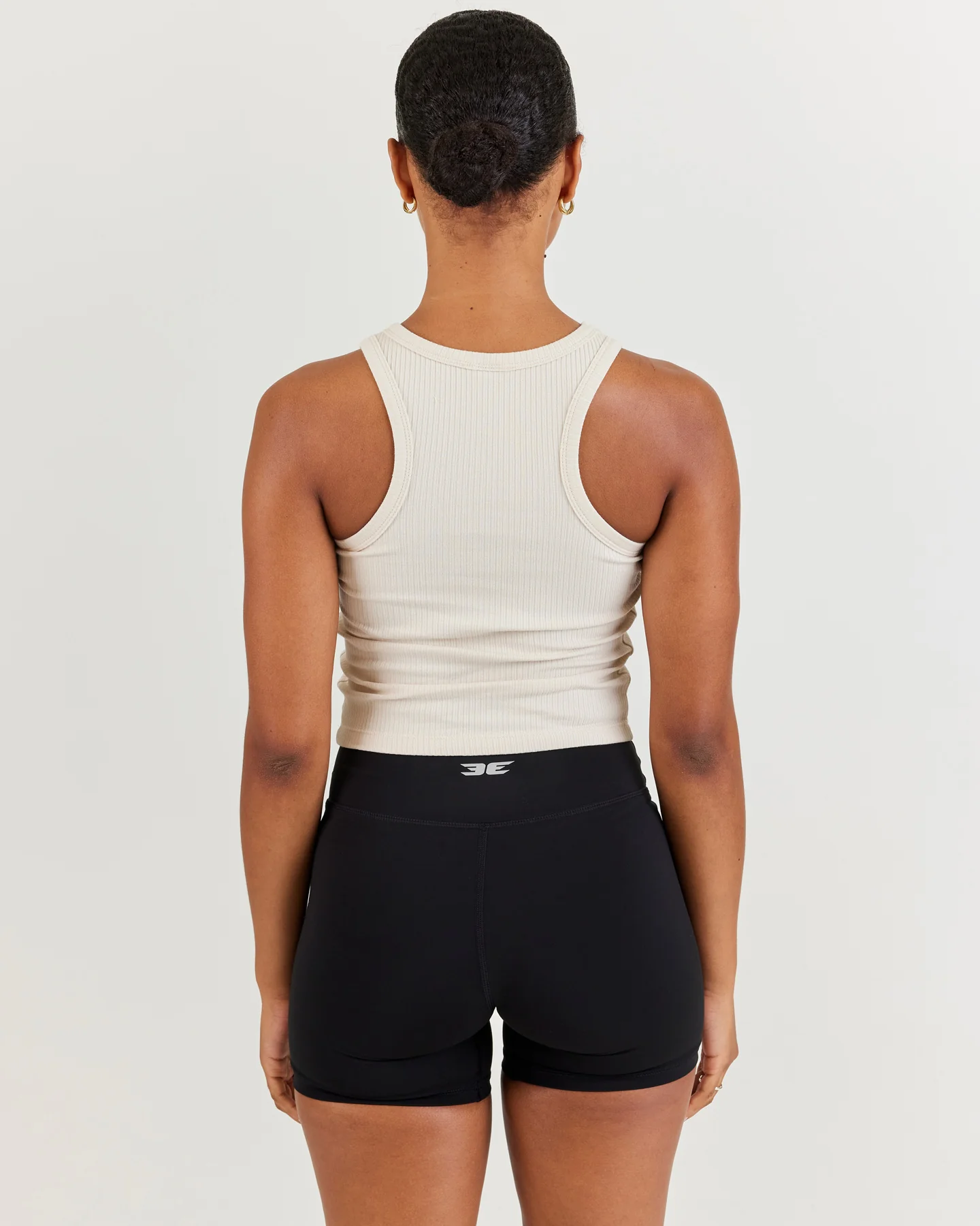 EE Ribbed Singlet - Bone - Image 2
