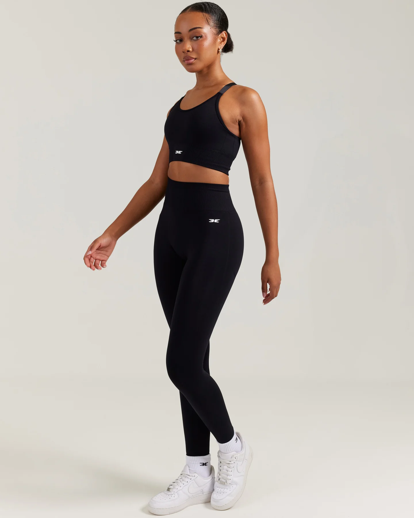 Elite Seamless Leggings - Black - Image 5