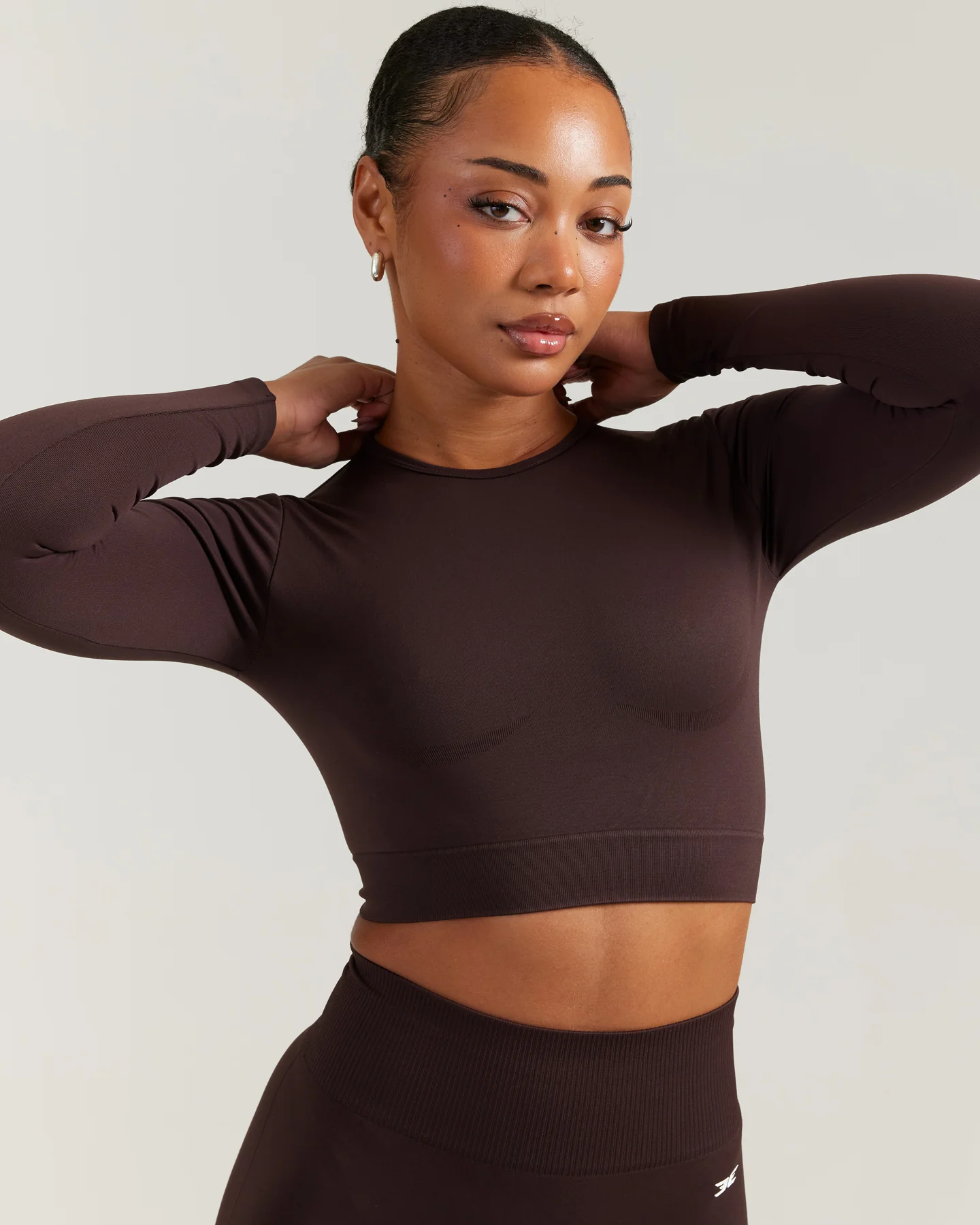 Elite Seamless Long Sleeve - Espresso - Image 4