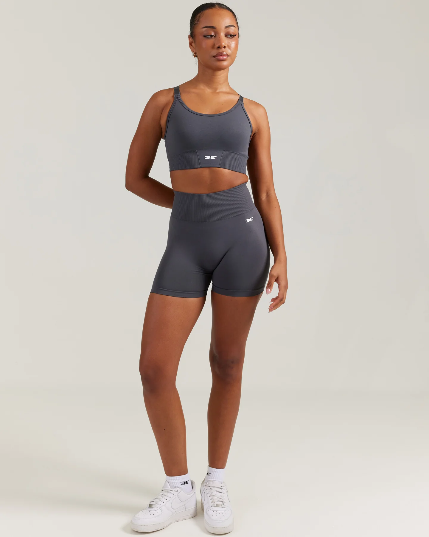 Elite Seamless Shorts - Grey - Image 4