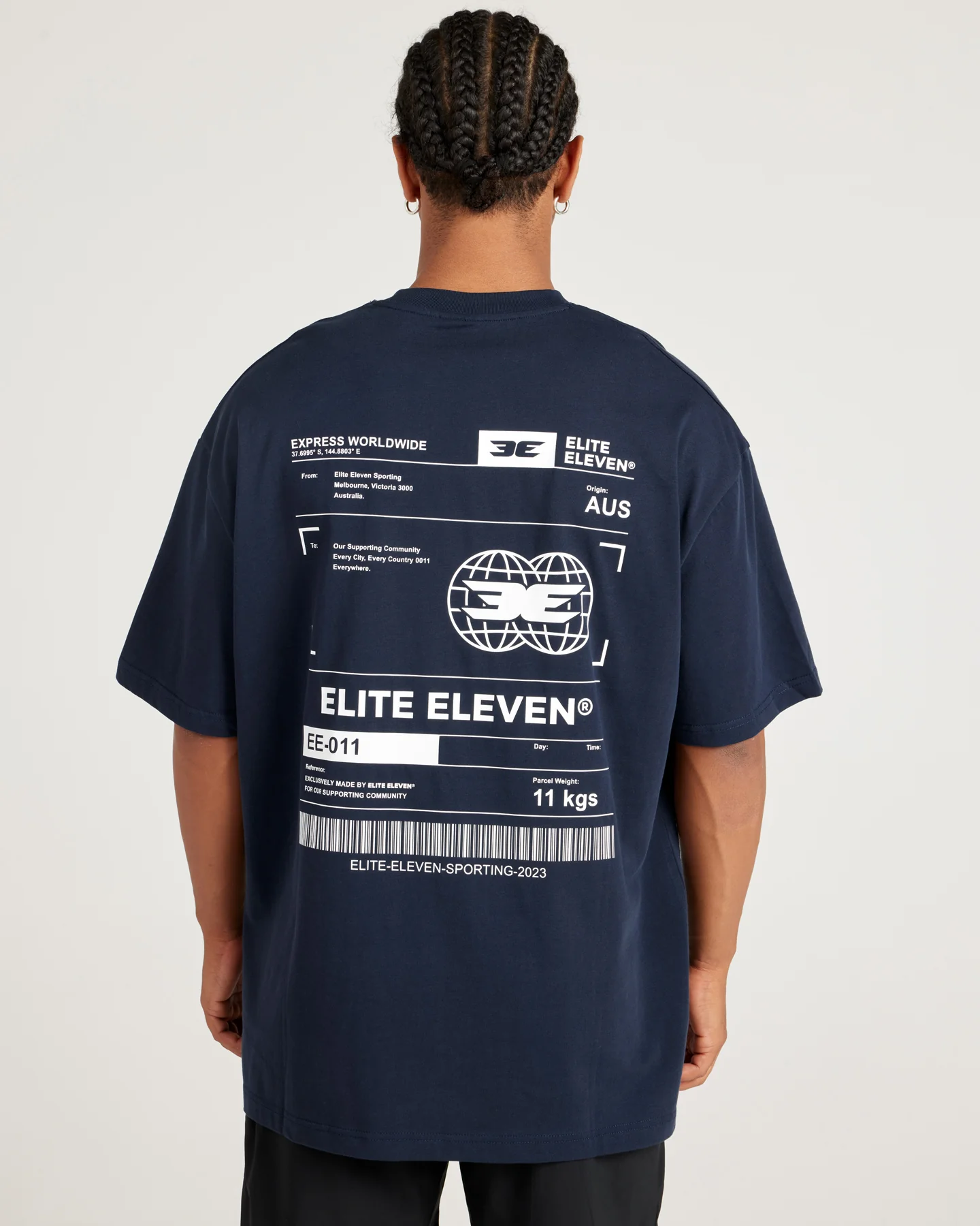Express Tee - Navy - Image 2