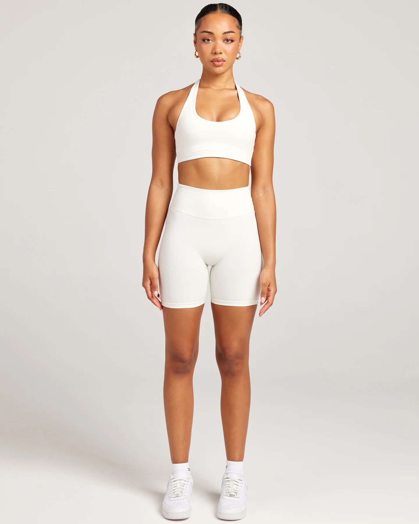 Invisible Scrunch Shorts - Vanilla Latte - Image 4