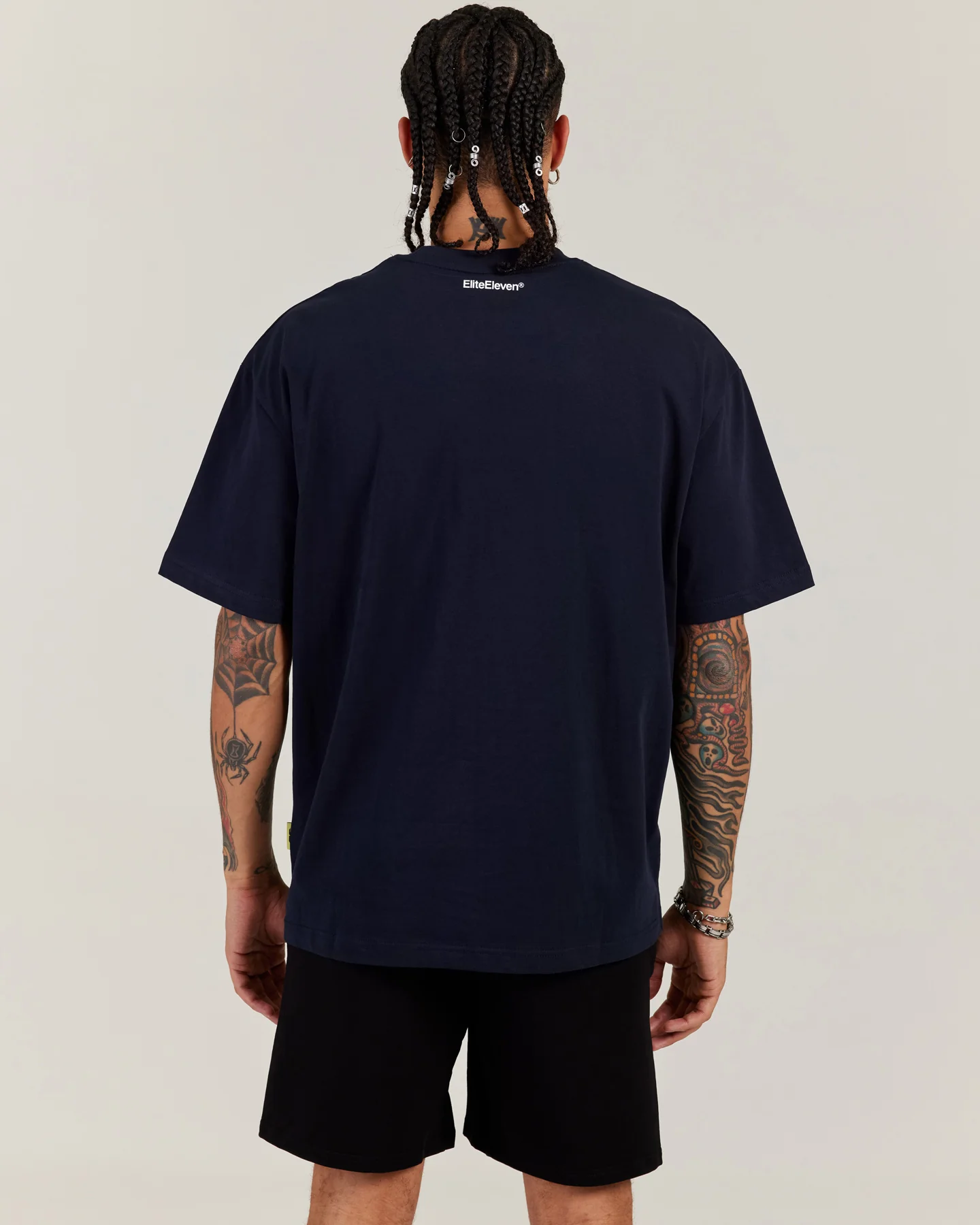 Men's Oversized Clubhouse Tee - Navy - Image 2