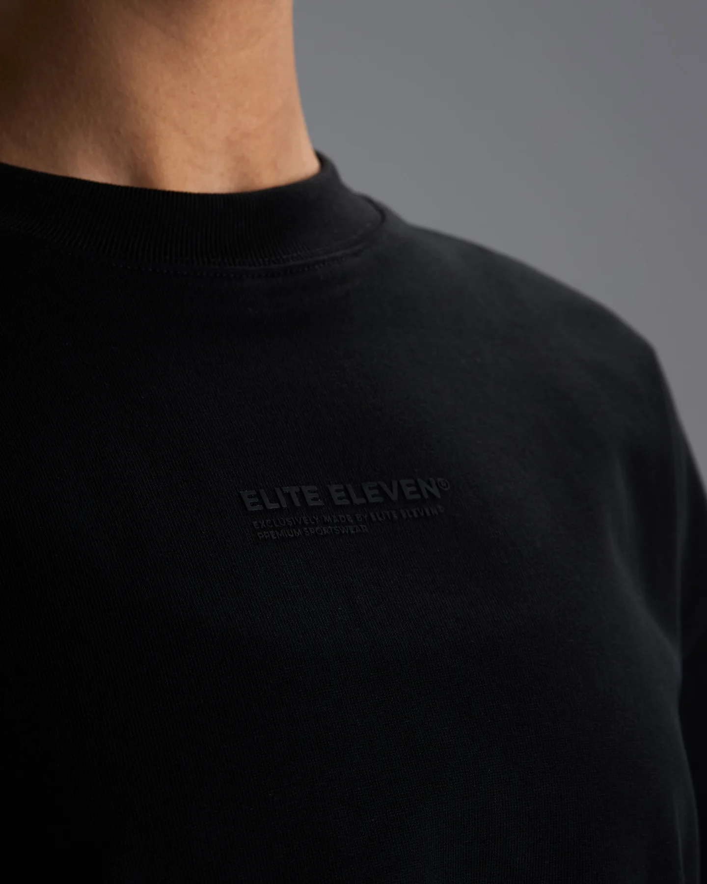 Men's Premium Cotton Boxy Tee - Black - Image 4