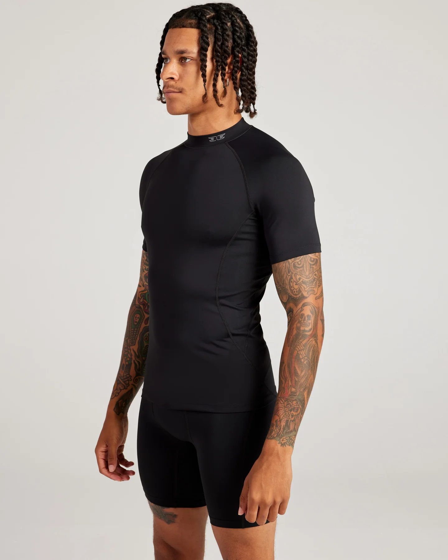 Men's ProForm Mock Neck Tee - Black - Image 3