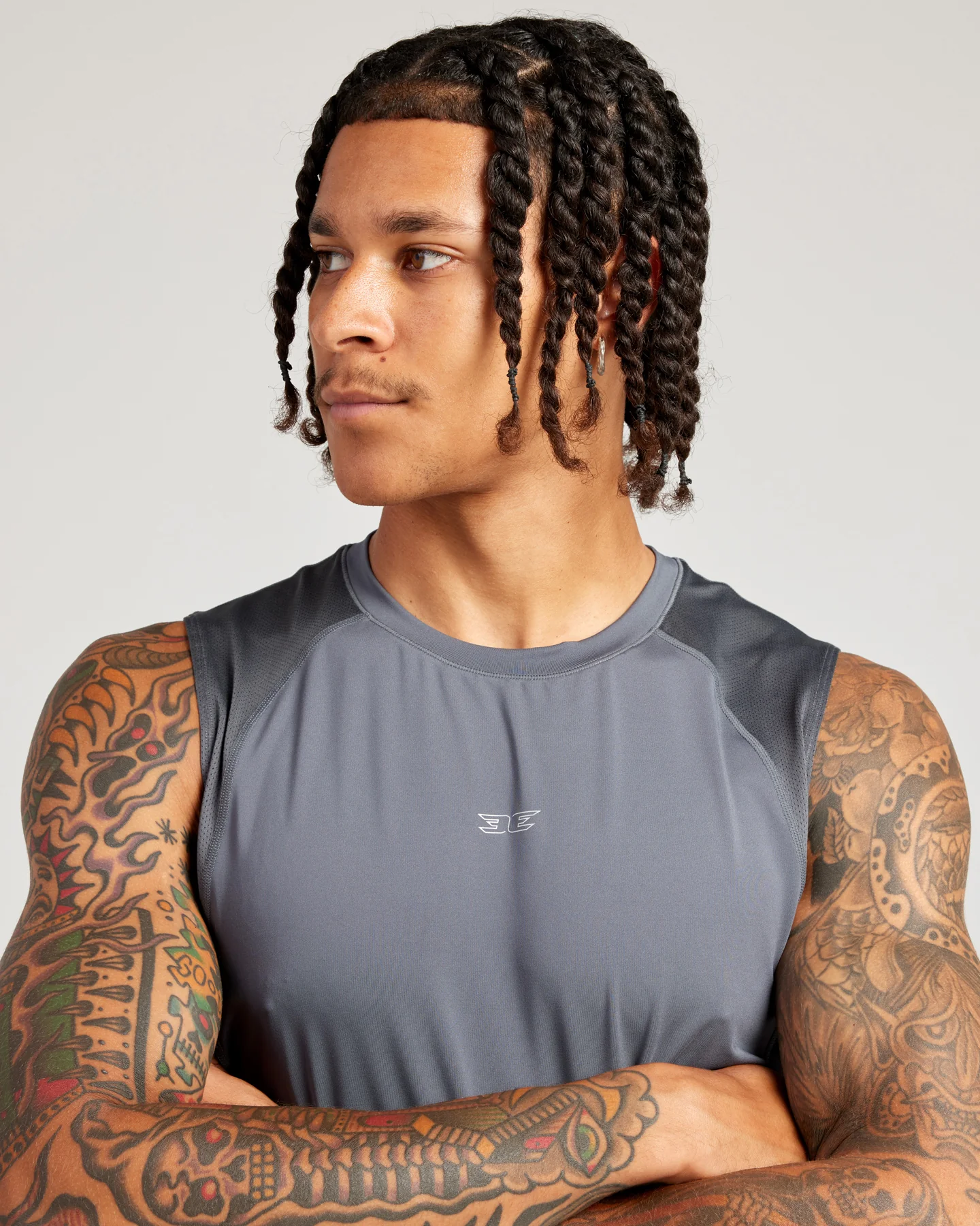 Men's ProSport Tank - Grey - Image 4