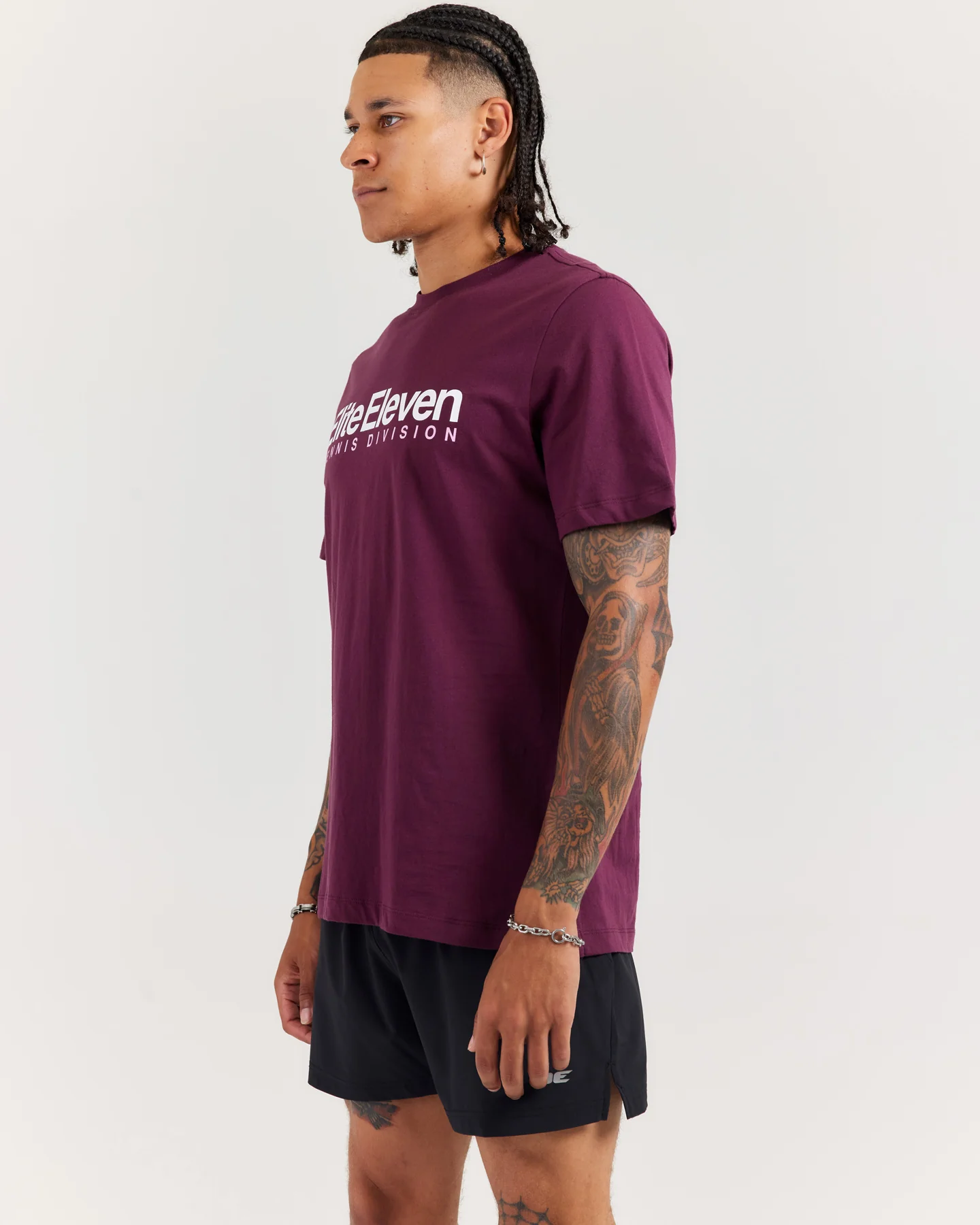 Men's Tennis Lite Tee - Cherry Cola - Image 3