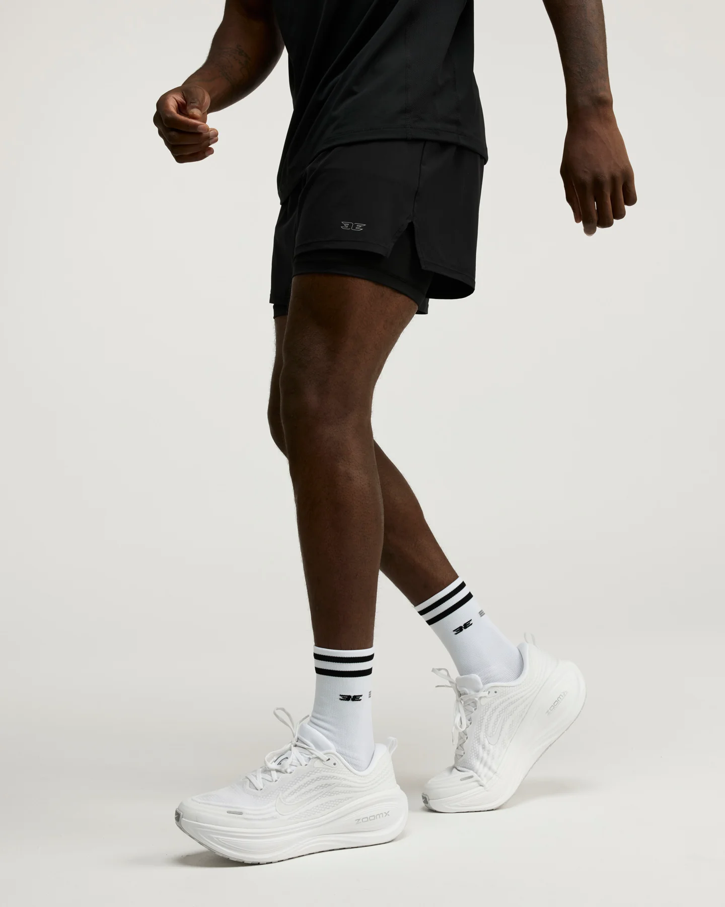 Men's Ultra 2 in 1 Shorts - Black - Image 5