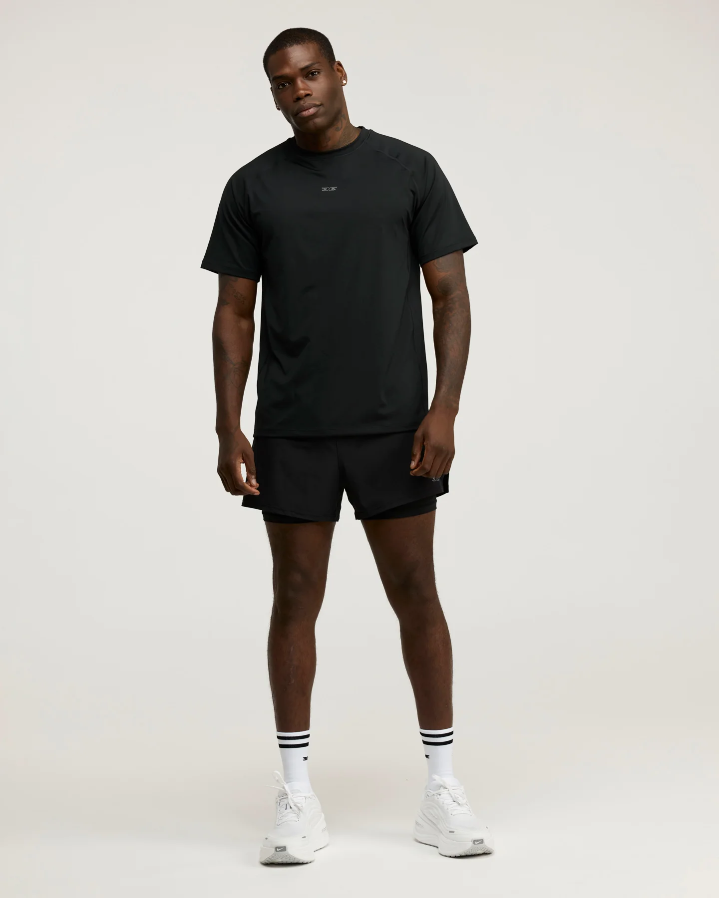 Men's Ultra 2 in 1 Shorts - Black - Image 6