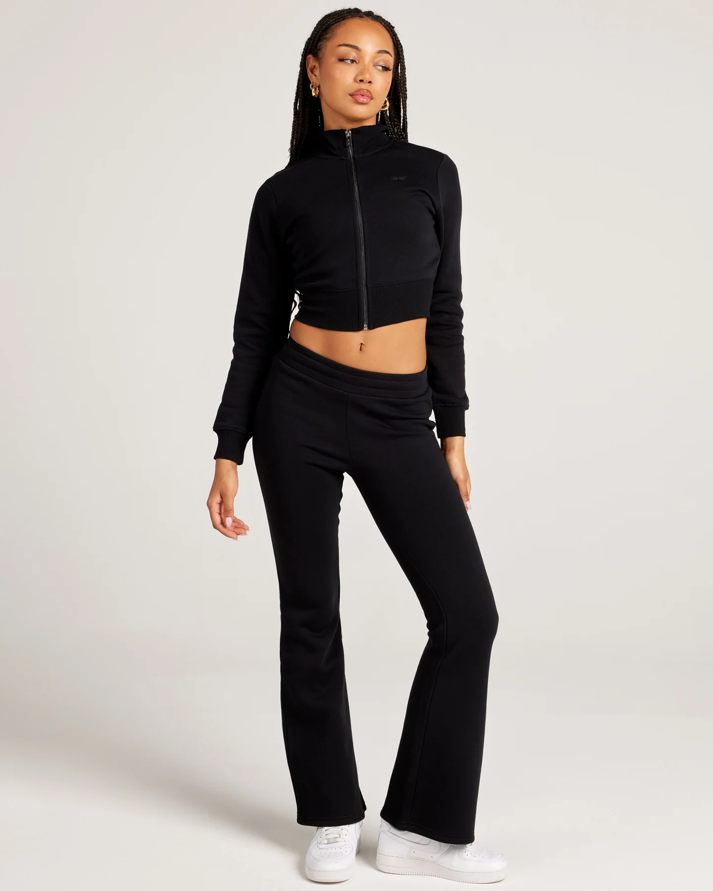 Omni Flare Trackpants - Black - Image 4