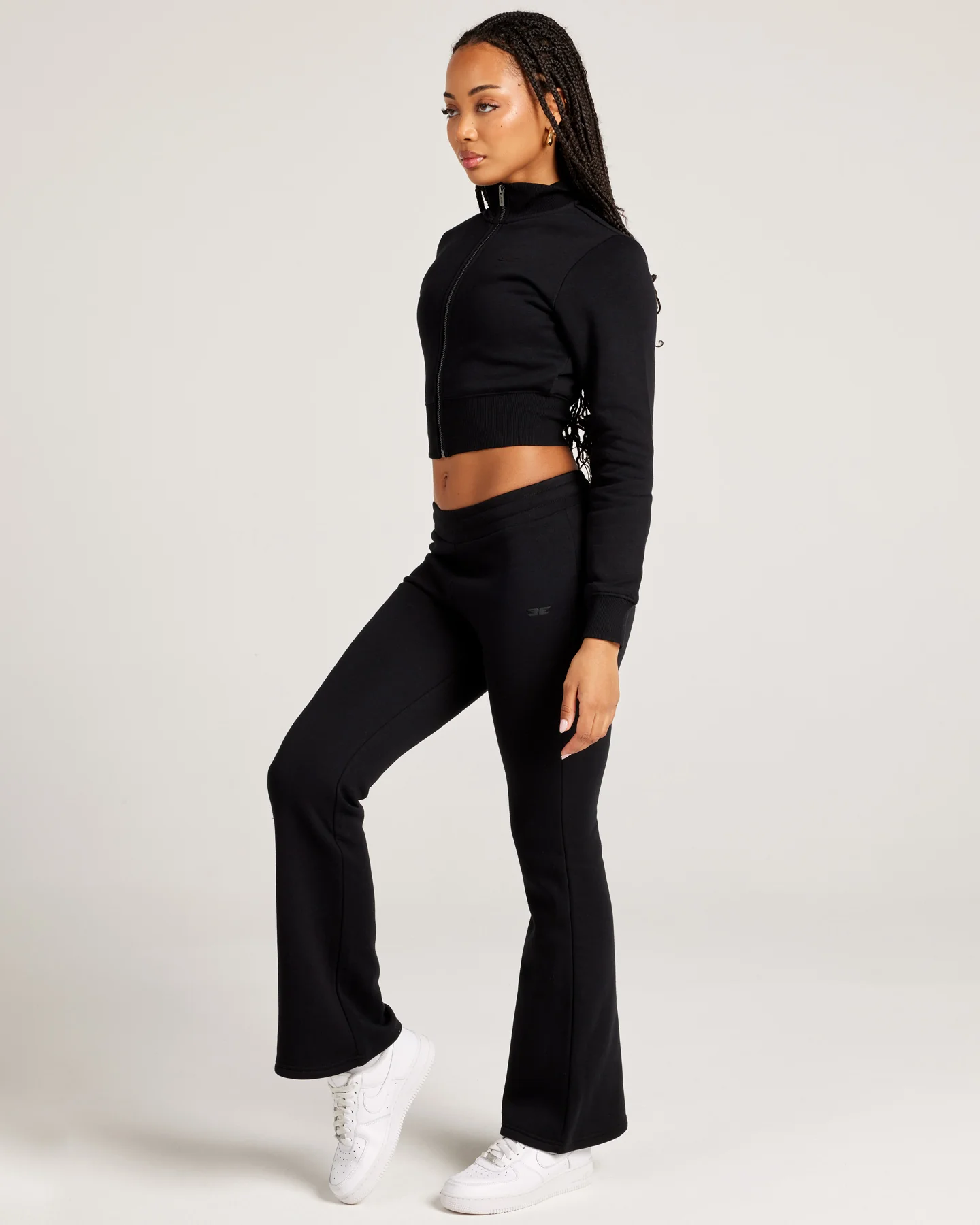 Omni Flare Trackpants - Black - Image 5