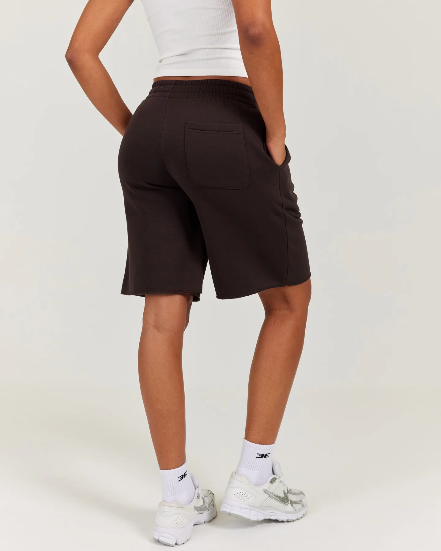 Omni Oversized Shorts - Coffee Bean - Image 6