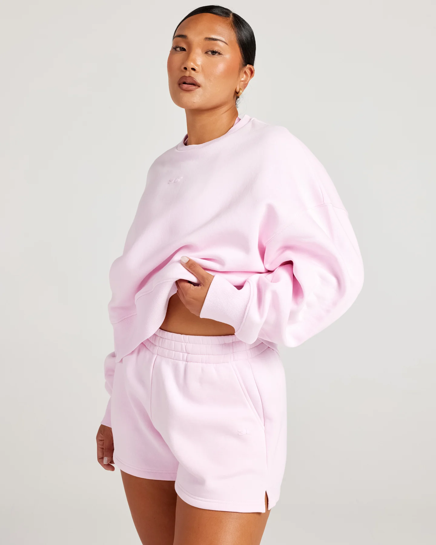 Omni Relaxed Crewneck - Pink - Image 3