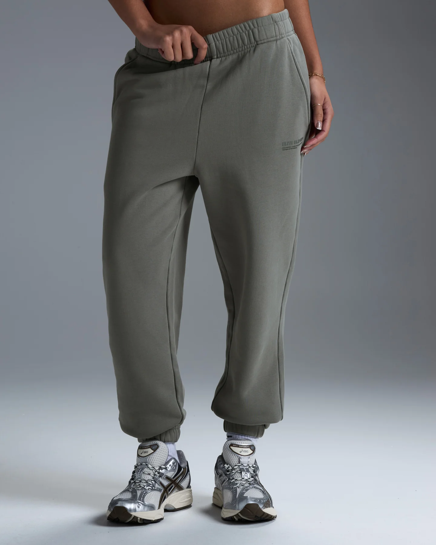Premium Heavyweight Joggers - Fog Green - Image 6