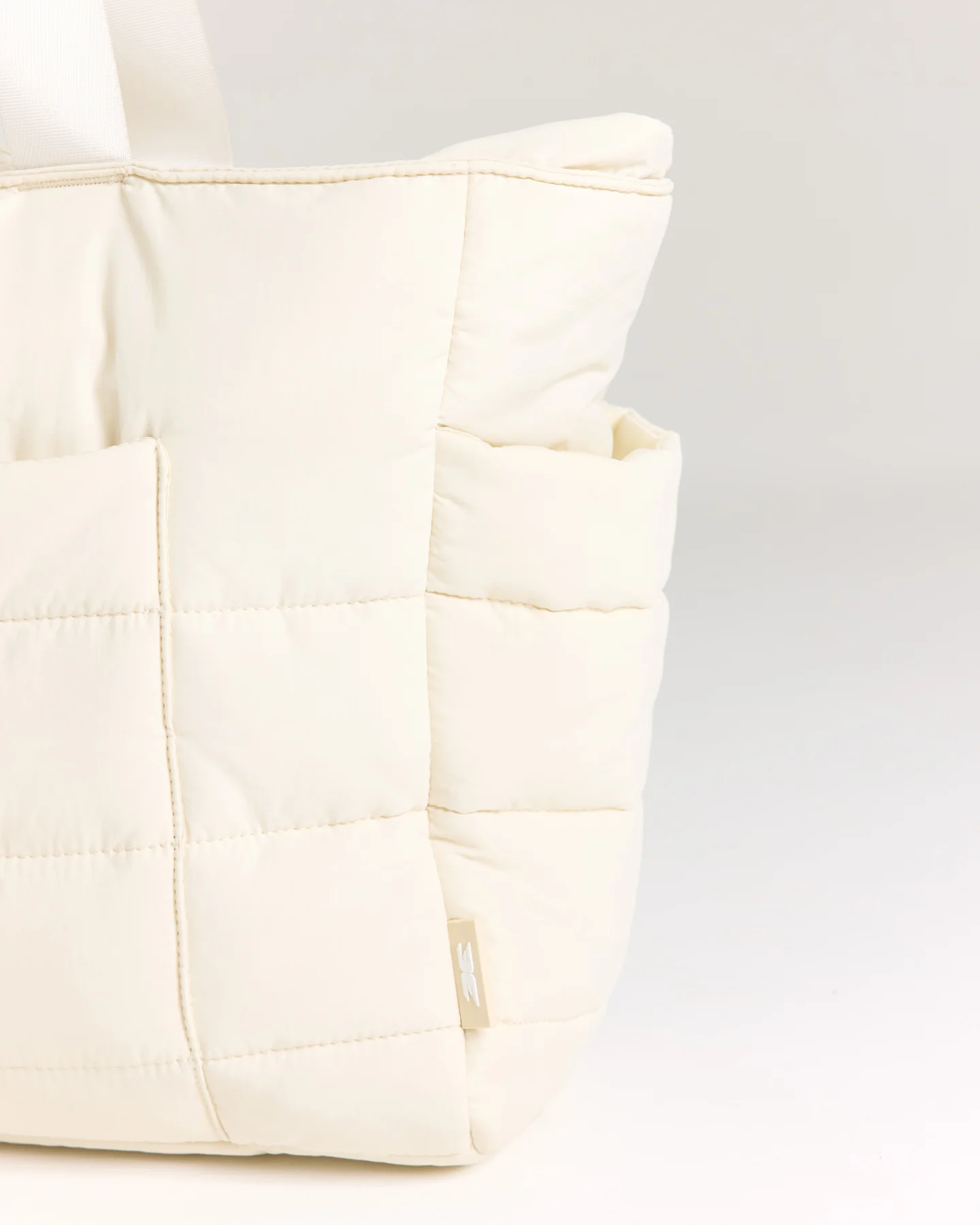 Puffer Tote - Bone - Image 7