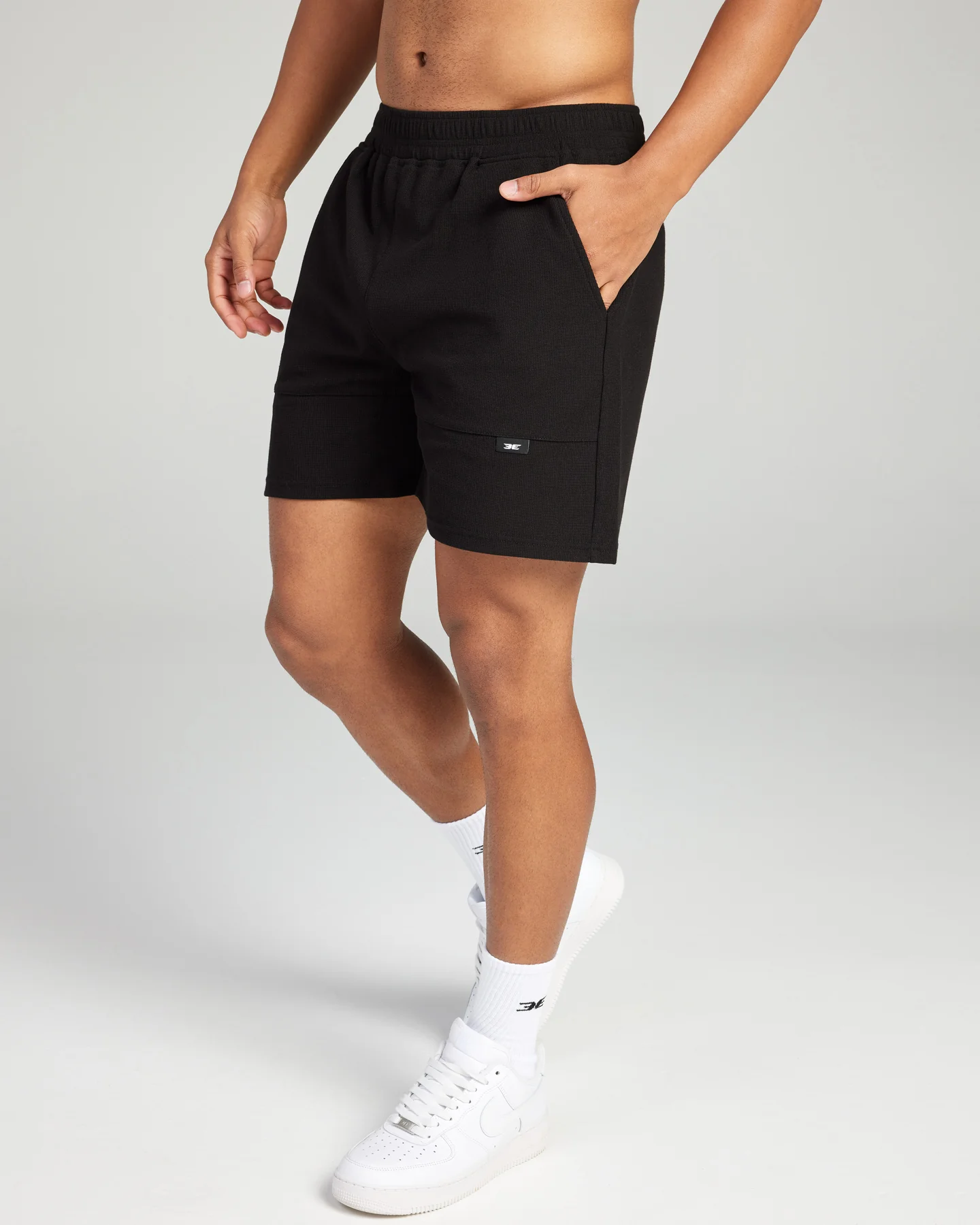 Signal Waffle Shorts - Black - Image 3