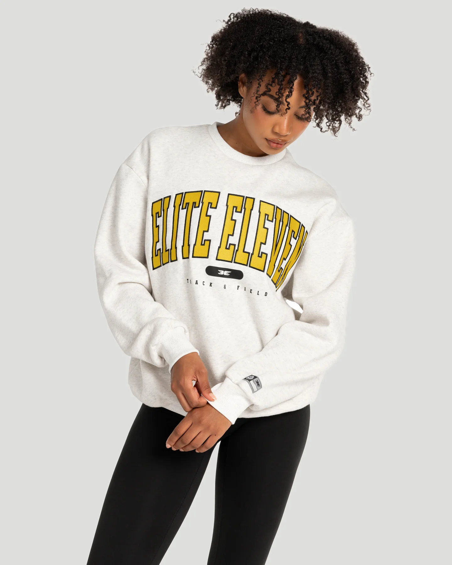 Track & Field Crewneck - Polar / Yellow - Image 2